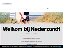 Tablet Screenshot of nederzandt.nl